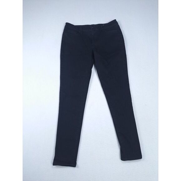 Jessica‎ Simpson Jeans Womens 31 Black Kiss Me Super Skinny Low Rise Stretchy - Picture 1 of 12